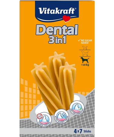 Vitakraft Dog Dental Care Snack Multipack 3in1 for Medium Dogs - 720g | Best Dental Treats for Oral Health - Buy Online on SooperMarket.com