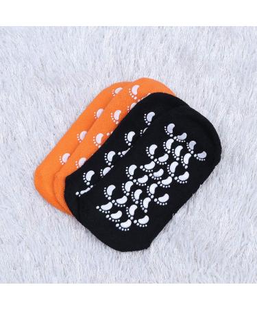 Minkissy Moisturizing Heel Cuff Socks | Slipproof Gel Spa Socks for Men - 2 Pairs - Buy Online on SooperMarket.com