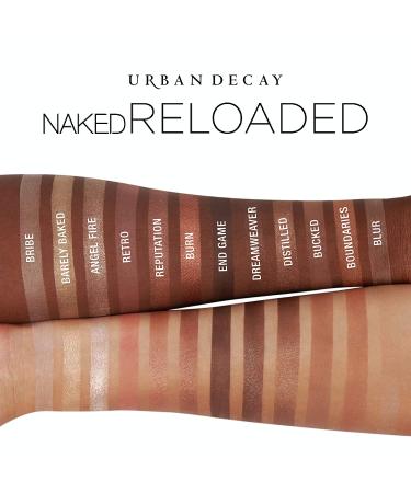 Urban Decay Naked Reloaded Eyeshadow Palette - 12 Neutral Shades with Velvety Texture and Mirror - Buy Online on SooperMarket.com