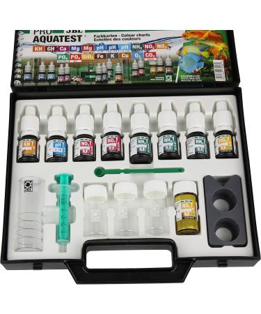 JBL Water Test Case - ProAquaTest Combi Set Plus NH4 for Freshwater Aquariums | 6 Tests & Accessories | International Shipping Available - Buy Online on SooperMarket.com