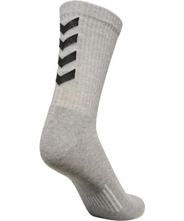 Buy Hummel 3-Pack Socks - Quick-Drying Multisport for Adults Size 42 - Grey Melange | International Shipping Available - Buy Online on SooperMarket.com