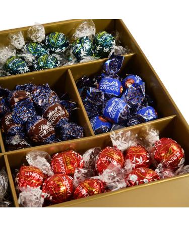 Lindt Roulette Balls & Lindor Chocolate Gift Bundle | 1.473 kg & 1.569 kg | 8 Varieties of Lindor & Roulette Balls | Perfect International Chocolate Gift - Buy Online on SooperMarket.com