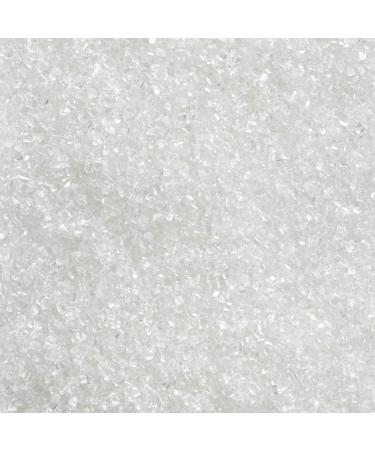 DecoPac Sanding Sugar, White Edible Sugar Sprinkles, Edible Sanding Sugar in Handheld Container, Sugar Sprinkle Mix For Celebration Cakes, Cupcakes, Cookies, 33oz - White