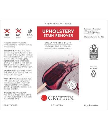 Crypton Upholstery Gold & Purple Stain Remover Kit with Odor Out Deodorizer - 8 fl. oz. | International Shipping Available - Buy Online on SooperMarket.com