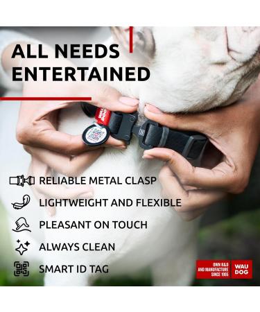 Waterproof Adjustable Dog Collar for Big Medium & Small Dogs | Waudog - Buy Online on SooperMarket.com