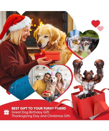 Zinbo Indestructible Dog Toys for Aggressive Chewers - Dark Brown, Medium/Large Breed - Buy Online on SooperMarket.com