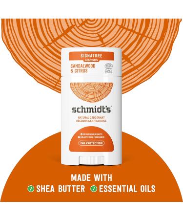 Schmidt's Aluminum Free Natural Deodorant for Women and Men Sandalwood and Citrus & Aluminum-Free Vegan Deodorant Clean Coconut for Women and Men - Buy Online on SooperMarket.com
