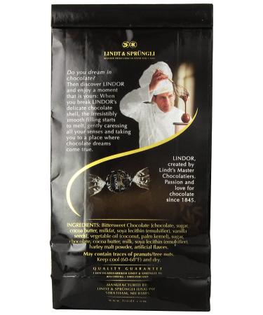 Lindt LINDOR 60% Extra Dark Chocolate Truffles - 5.1 oz (Pack of 6) | Luxurious Dark Chocolate Treats - Buy Online on SooperMarket.com