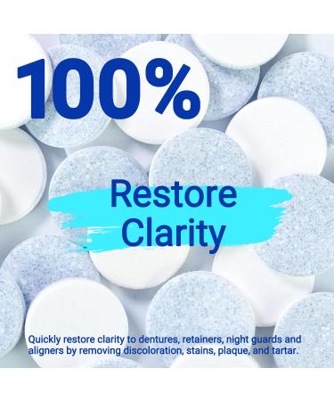 Mysmile Retainer Cleaner with Denture Cleaning Tablets 3 Min Faster Denture Cleaner Help to Remove Stains Bad Odor Plaque from Aligner Invisalign Mouth Guard Night Guard (120 Count (Mint Flavor)) - Buy Online on SooperMarket.com