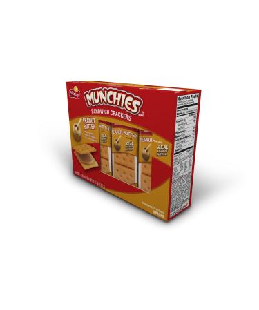 Munchies Peanut Butter on Cheese Crackers 1.42 Ounce (Pack of 8) Peanut Butter 1.42 Ounce (Pack of 8)