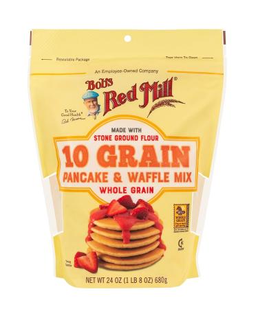 Bob's Red Mill 10 Grain Pancake & Waffle Mix 24-ounce (Pack of 4) - Buy Online on SooperMarket.com