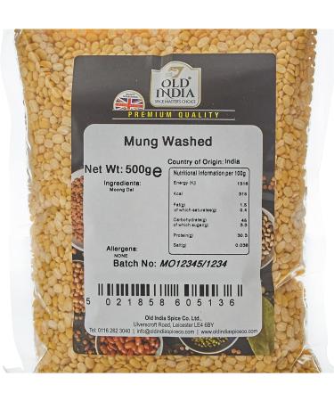 Old India Mung Washed 500g - Premium Quality Beans - Pack of 1 - Buy Online on SooperMarket.com