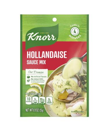 Knorr Sauce Mix Sauces For Simple Meals and Sides Hollandaise No Artificial Flavors, No Added MSG 0.9 oz, Pack of 24 0.9 Ounce (Pack of 24) Hollandaise Sauce