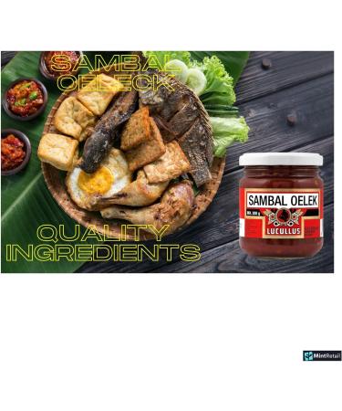 Asian Condiment Bundle with Lucullus Sambal Oelek Sambal Paste 200g & Lucullus Ketjap Manis 250ml Including Mint Retail Condiment Spoon - Buy Online on SooperMarket.com