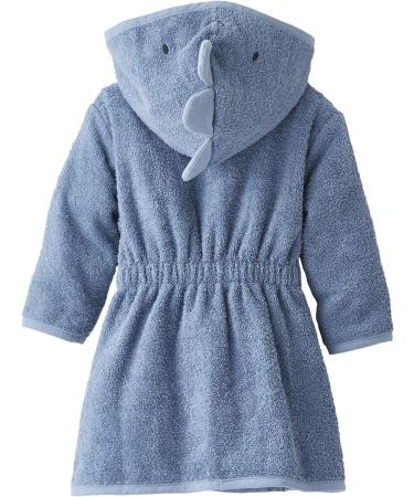 Shop Vertbaudet Baby Bathrobe Little Dino Oeko-Tex 80 Blue - Soft & Safe for Your Baby | International Shipping Available - Buy Online on SooperMarket.com