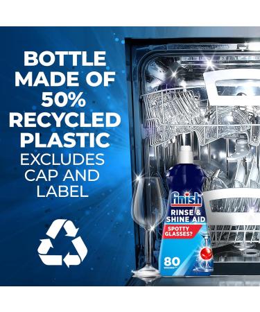 Finish Dishwasher Rinse & Shine Aid - Original 800ml | For Drier Glasses & Spot Prevention - Buy Online on SooperMarket.com