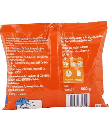 Tide Plus Original Detergent Powder - Lemon & Mint 500g - Buy Online on SooperMarket.com