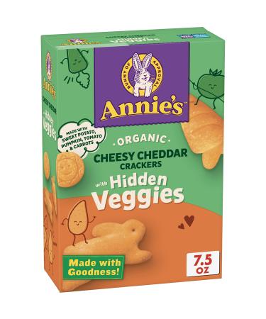 Annie's Hidden Veggie Cheddar Crackers, 7.5 oz