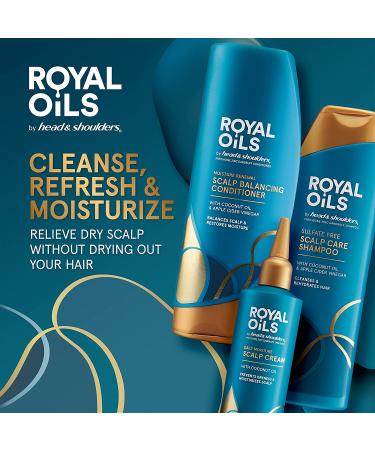 Royal Oils by Head & Shoulders: Sulfate-Free Coconut Oil Shampoo & Conditioner Set for Scalp Care - Buy Online on SooperMarket.com