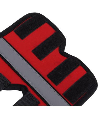 EVTSCAN 1 Pair Supportive Dog Leg Braces Reflective Designed Dog Front Leg Protector for Injury/Sprains/Instability/Anthritis(L-red) L Red - Buy Online on SooperMarket.com