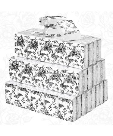 100 Pack 1000 Pcs Vintage Floral Tissues Facial Tissues Individual Pocket Tissue Packs Travel Size Tissue Bulk for Weddings Graduation Housewarming Ceremony Graduation (Vintage)