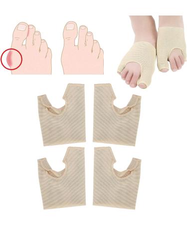 Bunion Corrector 2 Pairs - Elastic Big Toe Separators for Bunion Relief and Overlapping Toe - Hallux Valgus Sleeve Foot Care Tool (S) - Buy Online on SooperMarket.com