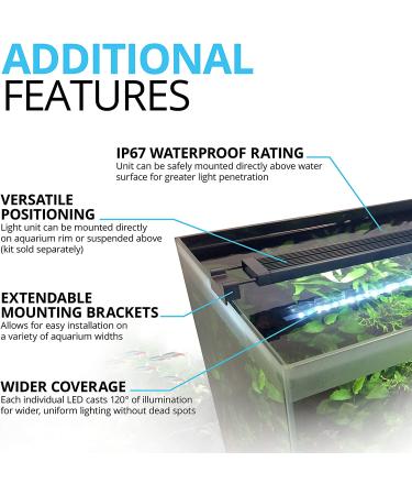 Fluval Aquasky 2.0 35W LED Aquarium Lighting | 48-60 Inches - Buy Online on SooperMarket.com