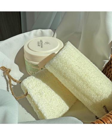 4 Natural Loofah Exfoliating Body Sponge - Skin Care Bath Spa Shower Pack of 12 for Ultimate Exfoliation - Buy Online on SooperMarket.com