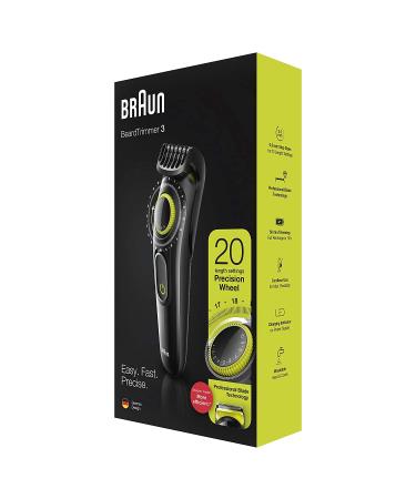 Braun Beard Trimmer BT3221 - Cordless & Rechargeable Hair Clippers for Men - Buy Online on SooperMarket.com