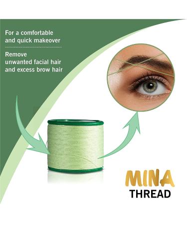 MINA Organic Cotton Eyebrow Threading Thread - 300m Spool - Buy Online on SooperMarket.com