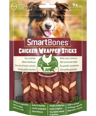 Smartbones 9 Mini Chicken Wrapped Sticks Rawhide Free Chew Dog Treats Chicken 112 g (Pack of 1) - Buy Online on SooperMarket.com