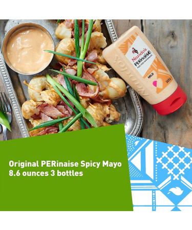 Nando's Original PERinaise Mild Flavoured Mayo Perfect for Spreads Dressings & Dips Gluten Free Mayonnaise Vegetarian Keto Friendly 450ml - Buy Online on SooperMarket.com