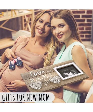 Baby Sonogram Picture Frame - Pregnancy Announcement & Gender Reveal Gift - 4x3 Ultrasound Photo Keepsake Frame - Buy Online on SooperMarket.com