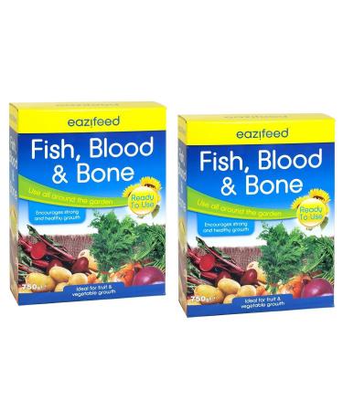 2 x Eazifeed Ready To Use Fish Blood & Bone 750g