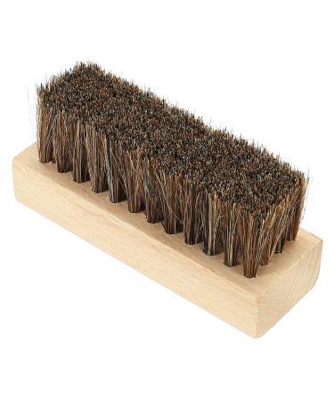 PATIKIL Horsehair Shoes Brush Square Handheld Polish Daubers for Leather Boots Cloth
