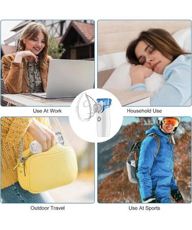 Portable Mesh Nebulizer - Handheld Personal Inhaler for Breathing, Travel & Daily Use - Buy Online on SooperMarket.com
