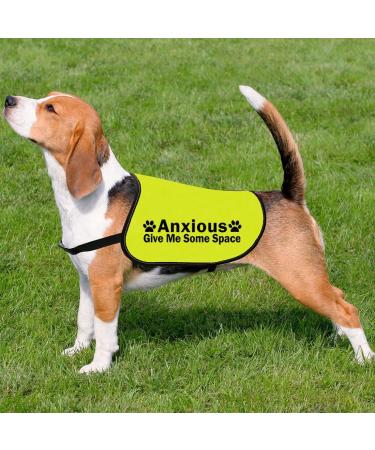 Nervous Anxious Dog Give Me Some Space Dog Jacket Vest Alert Slogan Warning Vest Rescue Dogs Anxious Dogs Gift (give space Anxious Large) give space Anxious L EU - Buy Online on SooperMarket.com