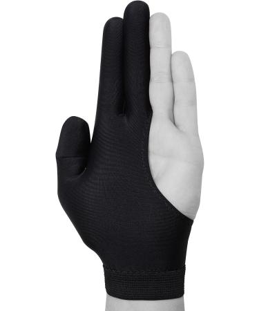 Fortuna Billiard Glove - Classic Black Left Hand Small with Strap - Buy Online on SooperMarket.com
