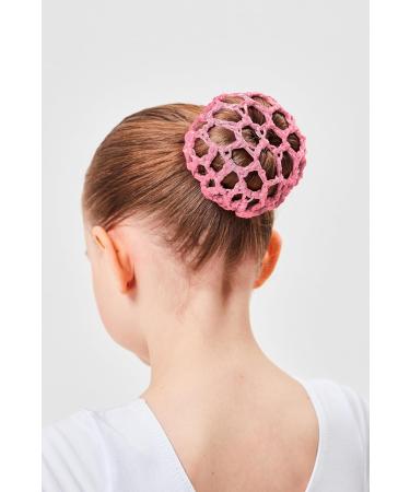 Dance Pattern Ballet Duttnetz Clara - Pink Rubber Band for Perfect Hold - Children's Ballet Bun Net (1 Pack) - Buy Online on SooperMarket.com