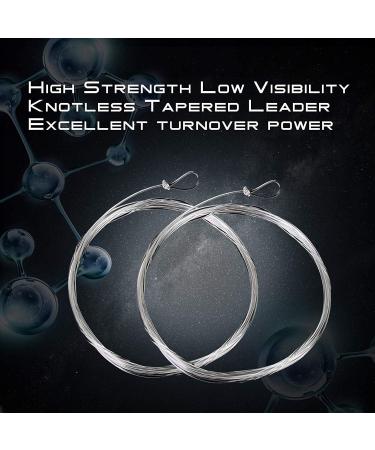 MAXIMUMCATCH Fly Leader 5 Pack - Transparent Tapered Leaders 7.5/9/12/15ft 0X-7X for Fly Fishing - Buy Online on SooperMarket.com