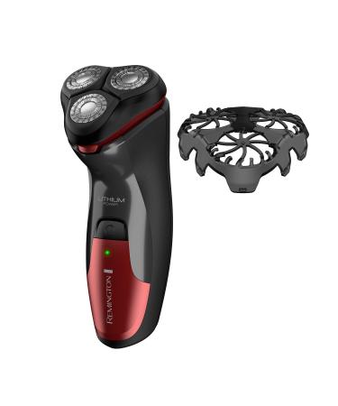 Remington WETech Rotary Shaver Lithium Powered Electric Razor PR1385 R800 Series Colors May Vary - Red or Black Blades: PrecisionPlus