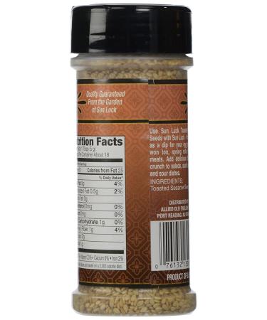 Sun Luck Toasted Sesame Seeds - 3.25 oz | Premium Quality for Cooking & Topping - Buy Online on SooperMarket.com