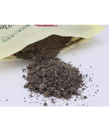 Greenmax Black Sesame Powder 10.6 oz (Pack of 2) Roasted Fine Grind Pure Sesame Seeds with TwinFortune Stainless Steel Scooper and Bag Clip Tool - Buy Online on SooperMarket.com