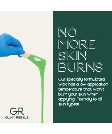 1lb Hard Wax Beads for Hair Removal Sensitive Skin with Pure Aloe - GLAM REBELS - Gentle Hair Removal At Home - Buy Online on SooperMarket.com