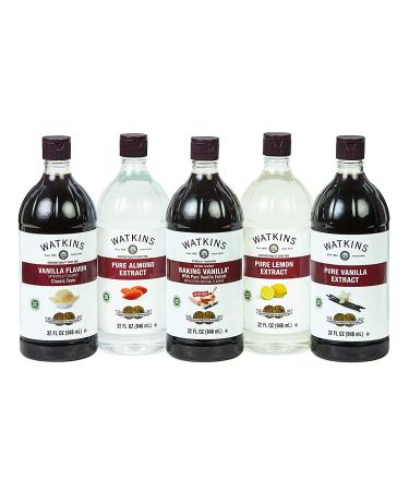 Watkins Vanilla Flavor 32 Fl Oz Economy Sized Bottle - 1 Count | Pack of 1 (21902) - Buy Online on SooperMarket.com
