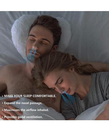Snore Stopper Solution for Comfortable Sleep - 2 Magnetic Nose Clips & 4 Silicone Dilators (White) - Buy Online on SooperMarket.com