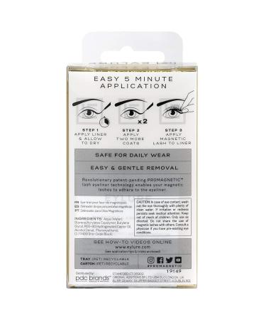 Eylure Pro Magnetic Liquid Eyeliner for False Lashes - Easy Application No Glue Needed - 4ml International Shipping - Buy Online on SooperMarket.com