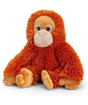 Deluxe Paws Plush Cuddly Soft Eco Toys 100% Recycled (Orangutan)