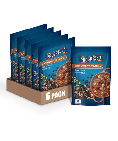 Progresso, Southwest-Style Tortilla Soup Mix, 7 oz pouches (Pack of 6)