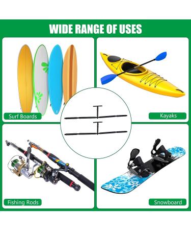 Adjustable Double SUP Surf Paddle Board Storage Rack | Ceiling Mount for Garage & Indoor Use - Buy Online on SooperMarket.com